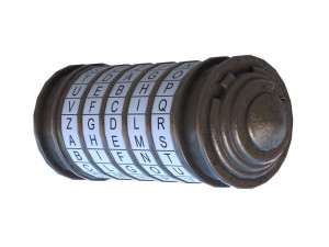 Cryptex low-poly 3D Model