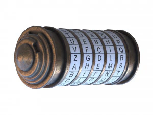 Cryptex low-poly 3D Model