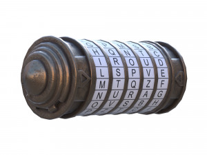 Cryptex low-poly 3D Model