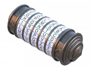 Cryptex low-poly 3D Model