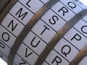 Cryptex low-poly 3D Model