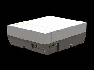 NES-Konsole Low-Poly 3D Modell