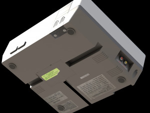 NES console low-poly Modelo 3D