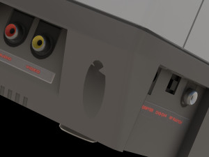 NES console low-poly Modelo 3D