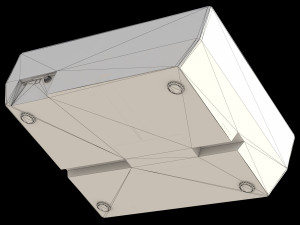 NES console low-poly Modelo 3D