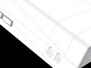 NES console low-poly Modelo 3D