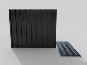 トタン波板 4 3Dモデル