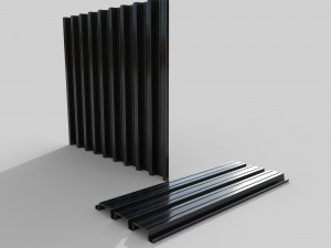 Corrugated galvanized sheets 4 3D Model