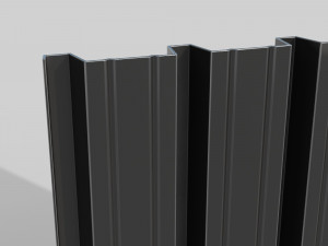 Corrugated galvanized sheets 4 3D Model