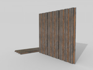 Corrugated galvanized sheets 5 Modello 3D