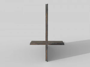 Chapas galvanizadas onduladas 5 Modelo 3D