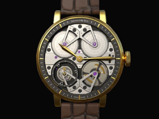 Watch 10 Low-poly 3D Model .c4d .max .obj .3ds .fbx .stl .blend 