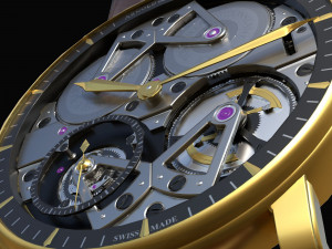 Watch 10 Low-poly 3D Model