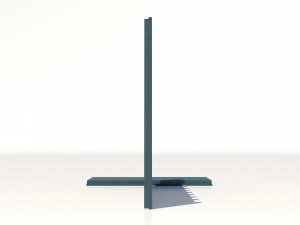 Corrugated galvanized sheets 6 low-poly 3D Model