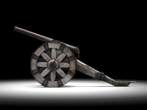 Napoleonic cannon 3D 모델