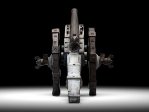 Napoleonic cannon 3D 모델