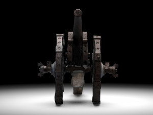 Napoleonic cannon 3D 모델