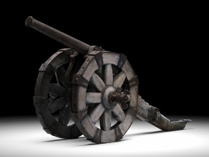Napoleonic cannon 3D 모델