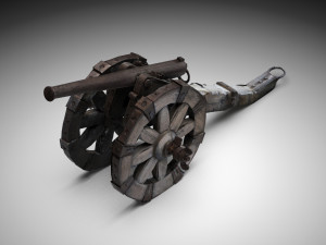 Napoleonic cannon 3D 모델