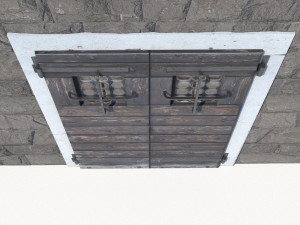 Ancient door 2 3D-Modell
