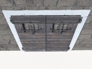 Ancient door 2 3D Model