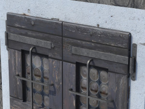 Ancient door 2 3D-Modell