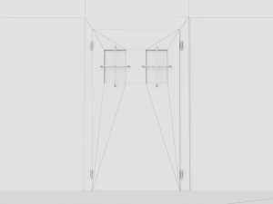 Ancient door 2 3D Model