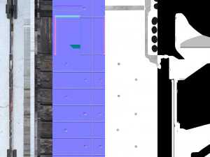 Ancient door 2 3D Model
