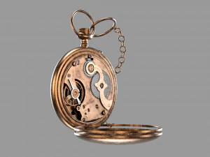 시계 11 로우폴리 3D 모델