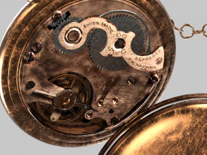 시계 11 로우폴리 3D 모델