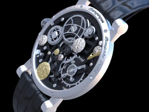 Watch 13 lowpoly 3D Model