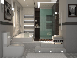 Bathroom 01 3D Model