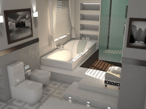 Bathroom 01 Modelo 3D