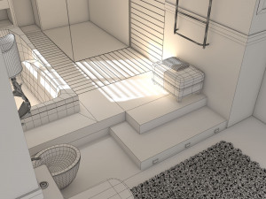 Bathroom 01 Modelo 3D