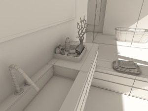 Bathroom 02 3D 模型