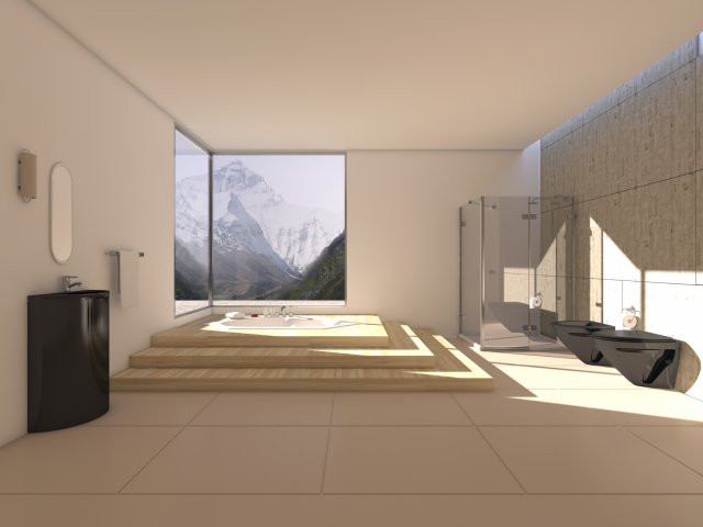 Bathroom 04 3Dモデル .c4d .max .obj .3ds .fbx .stl .blend 