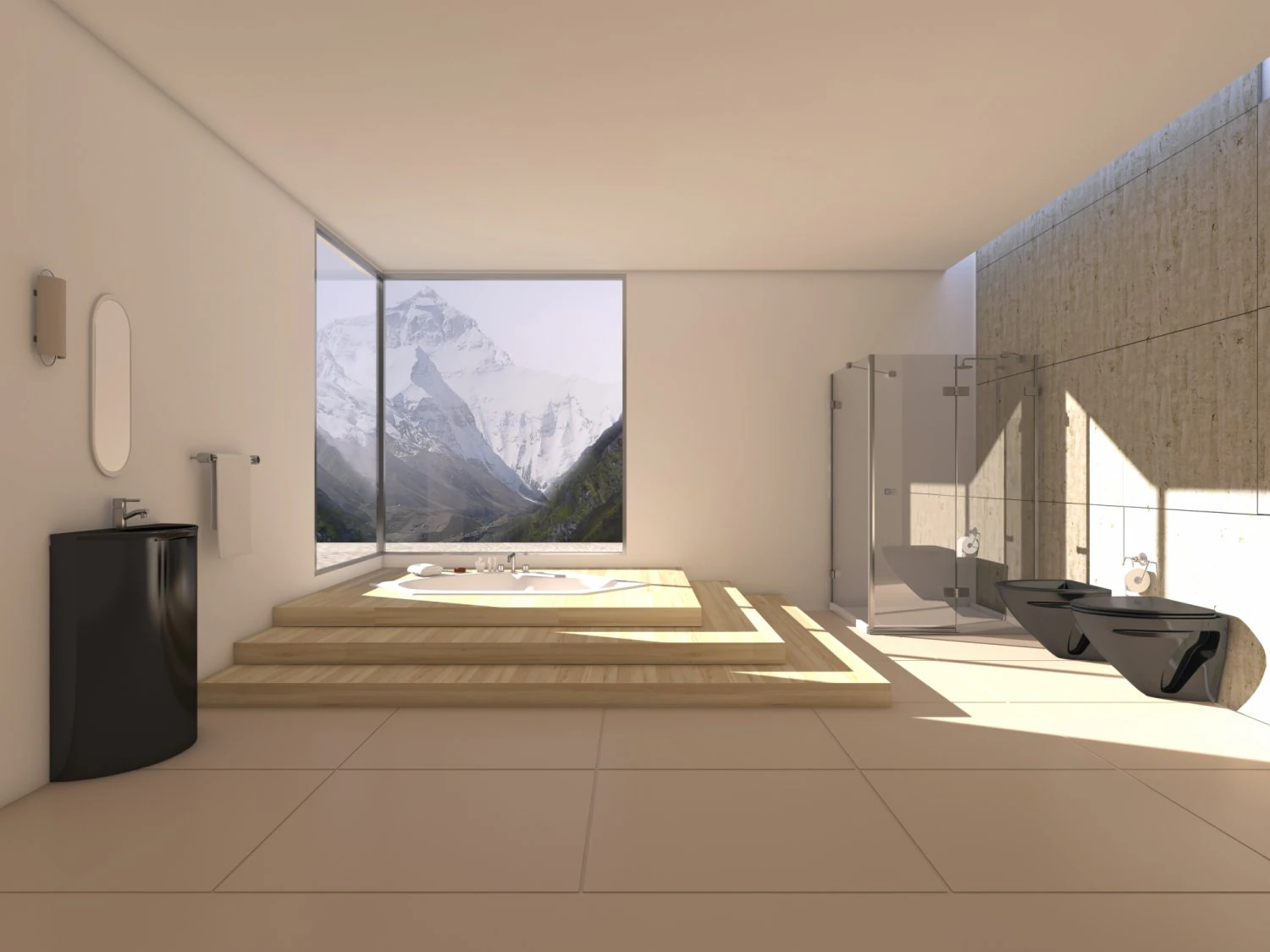 Bathroom 04 3D Model .c4d .max .obj .3ds .fbx .stl .blend 