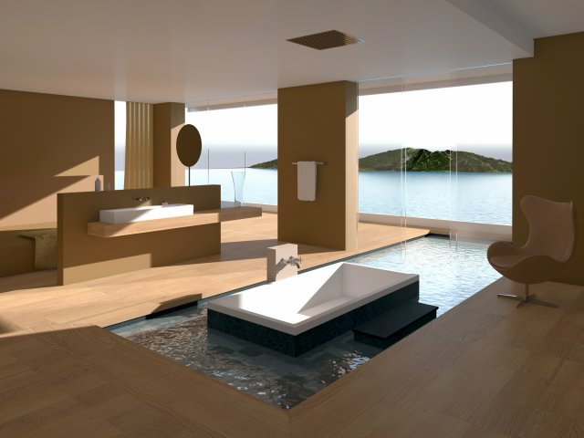 Bathroom 05 Modello 3D .c4d .max .obj .3ds .fbx .stl .blend 