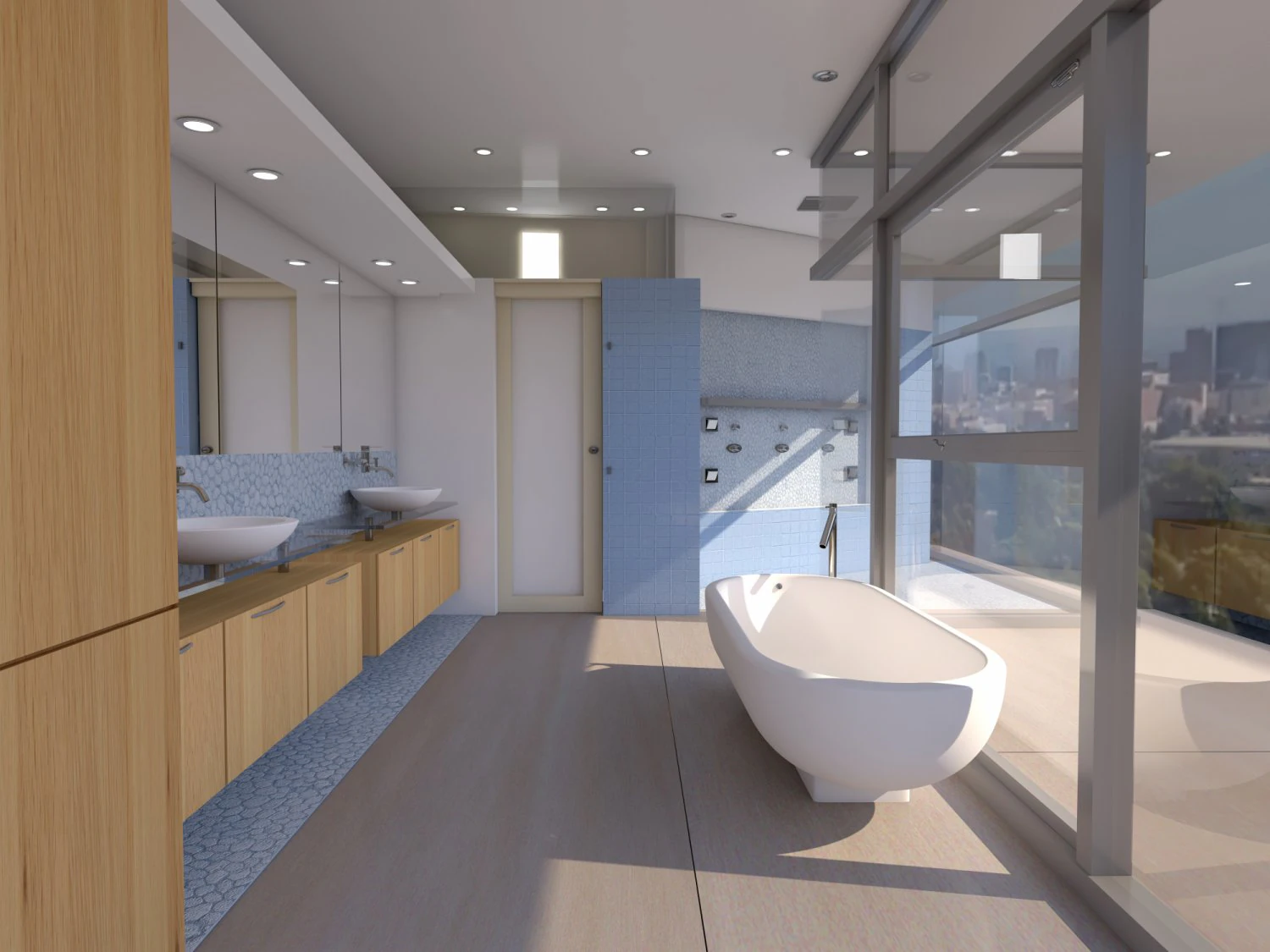 Bathroom 07 3D Model .c4d .max .obj .3ds .fbx .stl .blend 