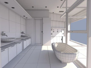 Bathroom 07 3D Model