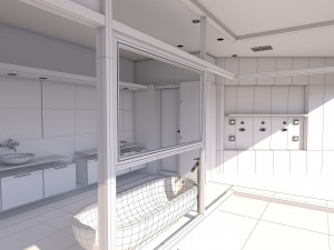 Bathroom 07 3D-Modell