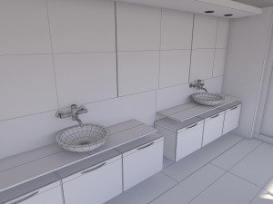 Bathroom 07 3D-Modell