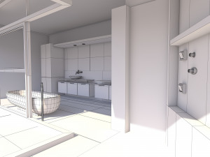Bathroom 07 3D-Modell