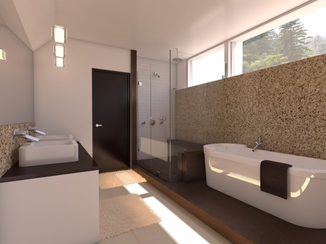 Bathroom 10 3D Model .c4d .max .obj .3ds .fbx .stl .blend 