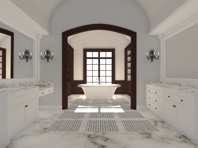 Bathroom 12 Model 3D .c4d .max .obj .3ds .fbx .stl .blend 
