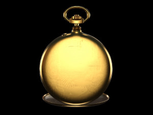 Watch 17 gold 3D Модель