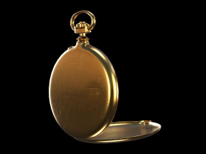 Watch 17 gold 3D Модель