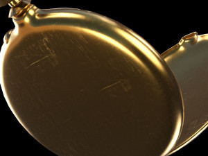 Watch 17 gold 3D Модель