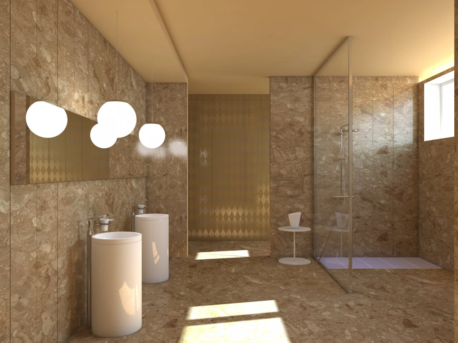 Bathroom 15 3D Model .c4d .max .obj .3ds .fbx .stl .blend