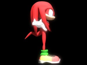 knuckles rigged Modello 3D